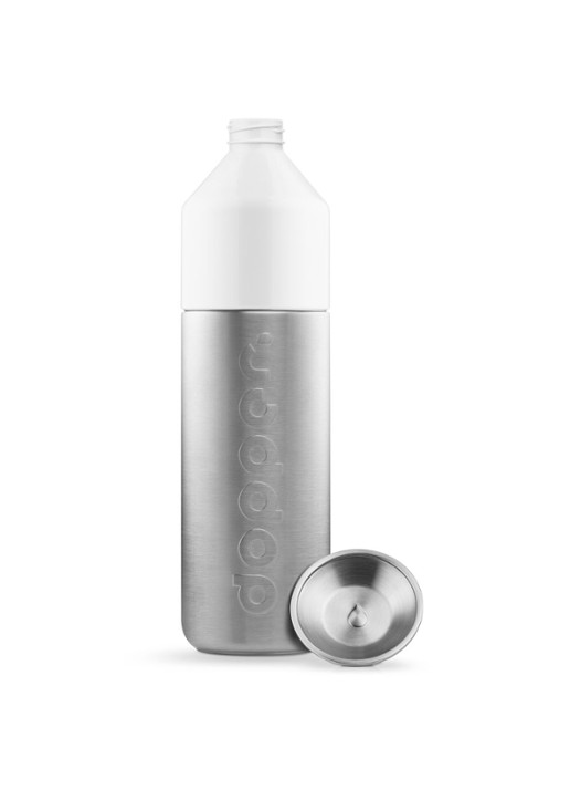 Dopper Steel waterfles 1,1 liter - detail 3 zilver