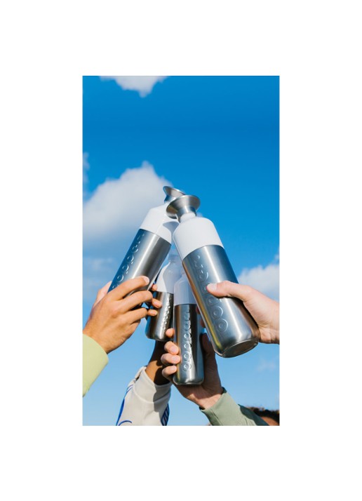 Dopper Steel waterfles 1,1 liter - detail 7 zilver
