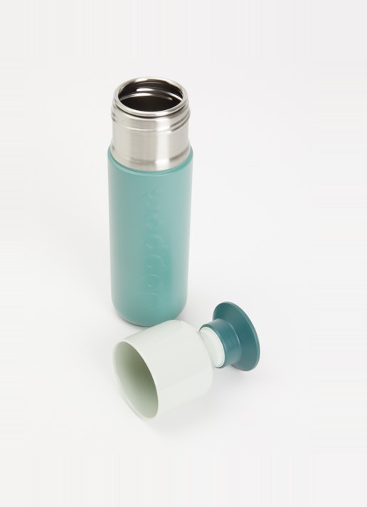 Dopper Steel waterfles 49 cl - voorkant 2 groen