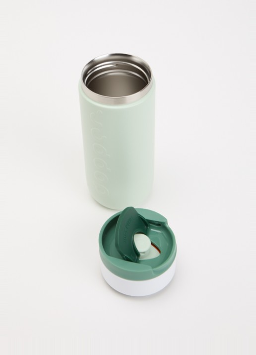 Dopper Travel thermosfles 30 cl  - voorkant 2 lichtgroen