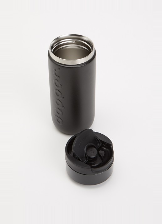 Dopper Travel thermosfles 40 cl  - voorkant 2 zwart