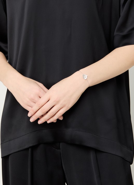 DPT Antwerp Jasmine armband van zilver - voorkant 4 zilver