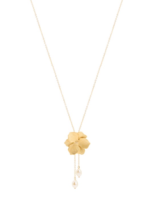 DPT Antwerp Jasmine diamanten ketting verguld