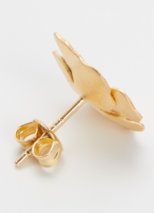 DPT Antwerp Jasmine Small oorknopje verguld - detail goud