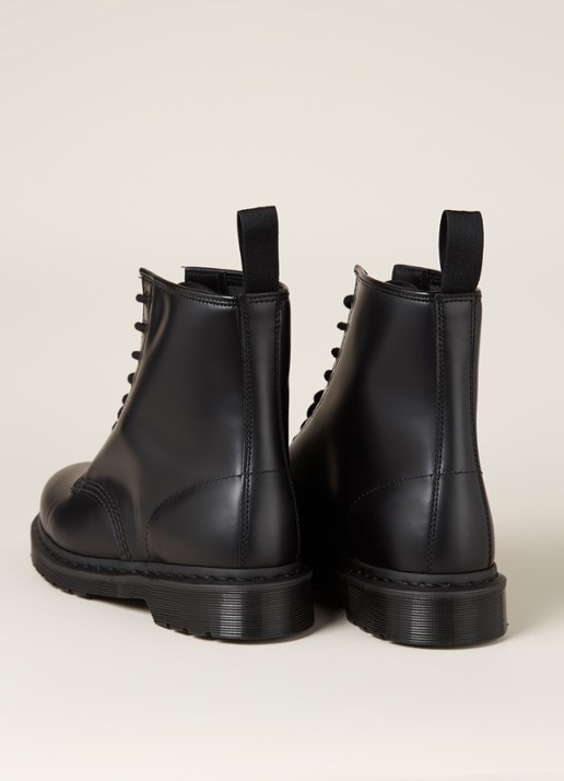 Dr. Martens 1460 Mono veterschoen van leer - detail zwart
