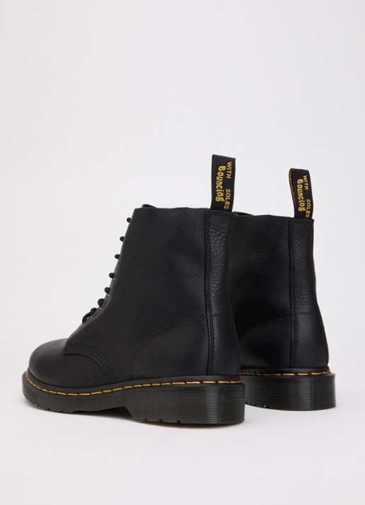 Dr. Martens 1460 veterboot van leer - achterkant 4 zwart