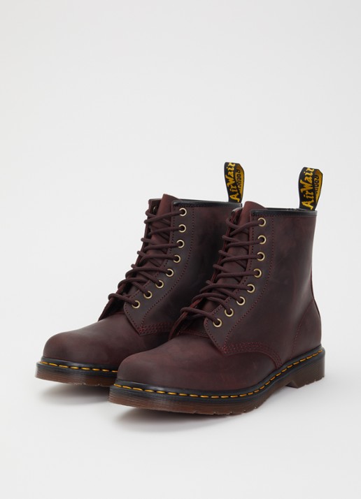 Dr. Martens 1460 veterboot van leer - detail 3 bordeauxrood