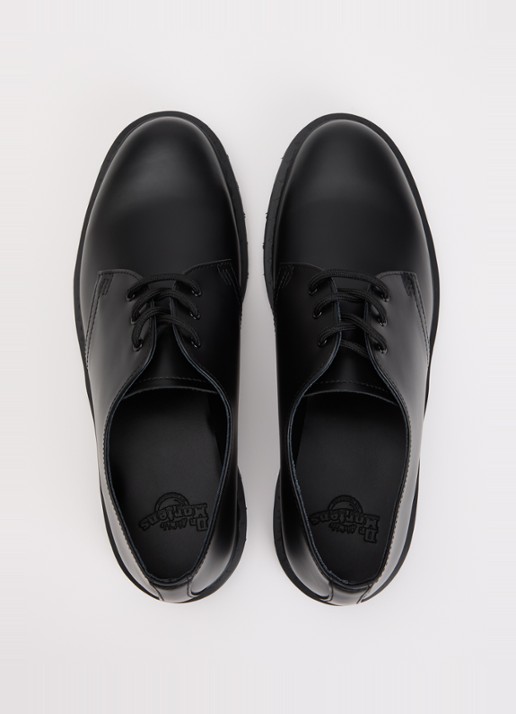 Dr. Martens 1461 veterschoen van leer - detail 3 zwart