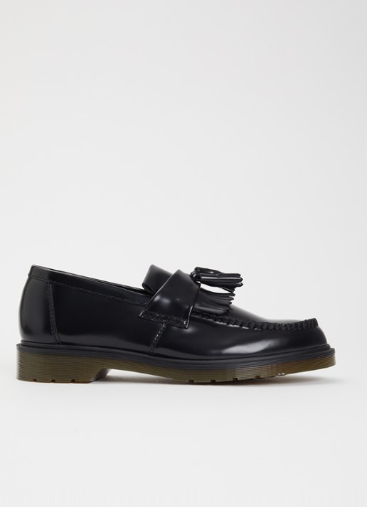 Dr. Martens Adrian loafer van leer met franjes