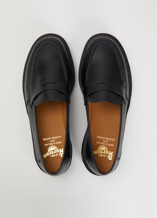 Dr. Martens Delapre loafer van kalfsleer - detail 4 zwart