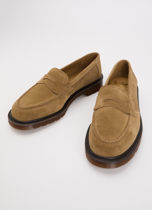Dr. Martens Delapre loafer van kalfssuède - detail 3 camel