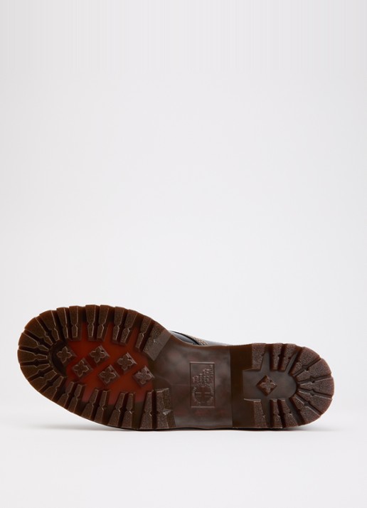 Dr. Martens Lowell veterschoen van leer  - detail 5 zwart