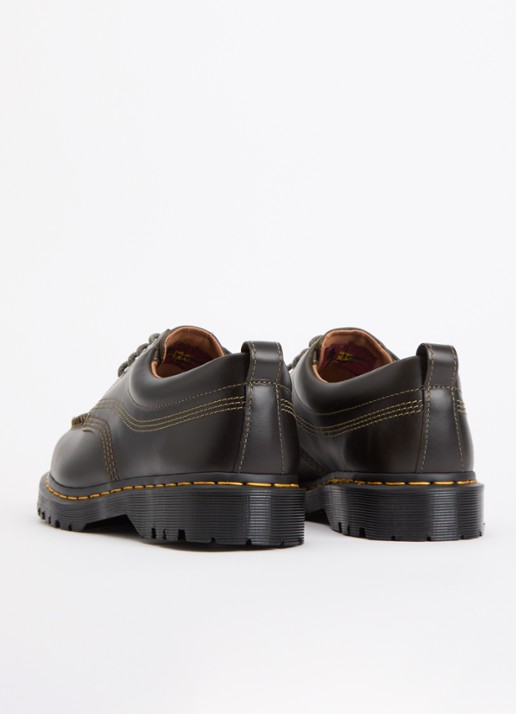 Dr. Martens Lowell veterschoen van leer - achterkant 4 zwart