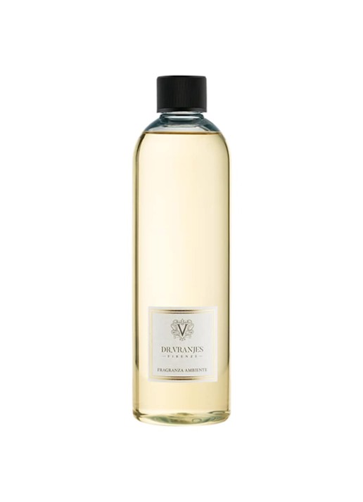 Dr. Vranjes Firenze Ambra navulling voor geurstokjes 500 ml - voorkant transparant