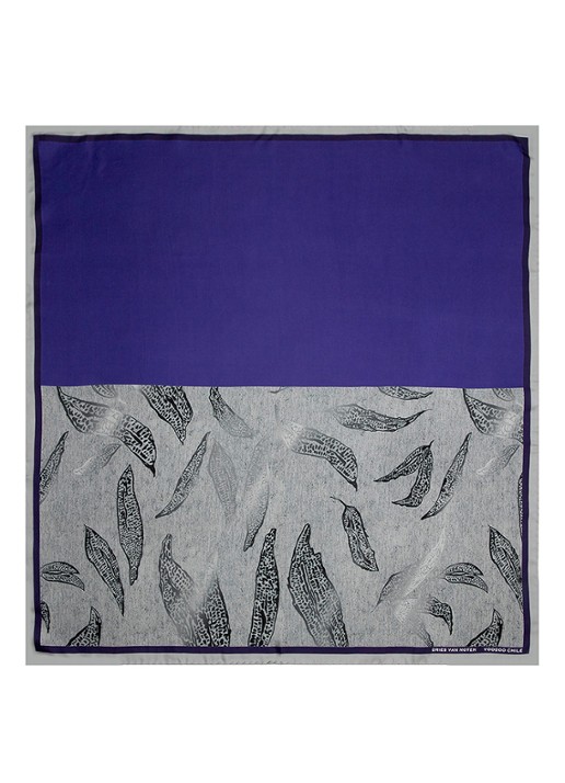 Dries Van Noten Foulard Voodoo Chile - zijden sjaal 75 x 75 cm