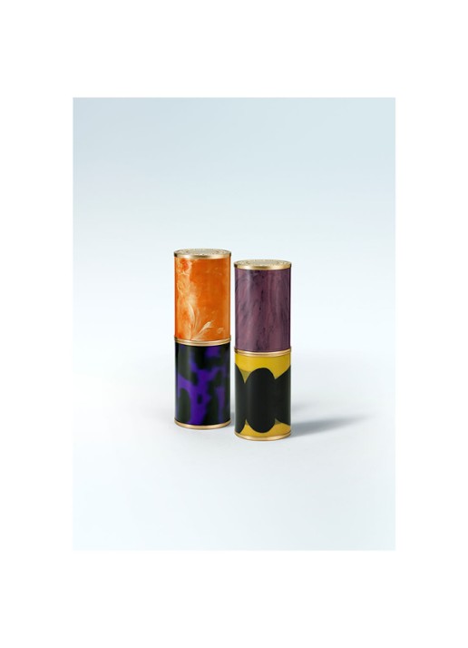 Dries Van Noten Lipstick Case - lege lipstick huls - detail 3 amethyst shadow