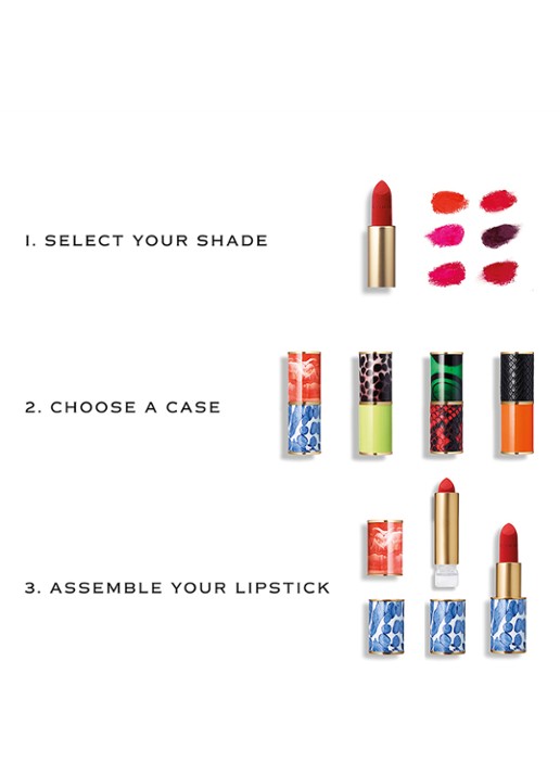 Dries Van Noten Lipstick Case Tiger Ink - lege lipstick huls - detail 4 tiger ink