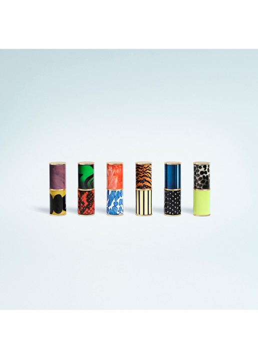 Dries Van Noten Lipstick Case Tiger Ink - lege lipstick huls - detail 3 tiger ink