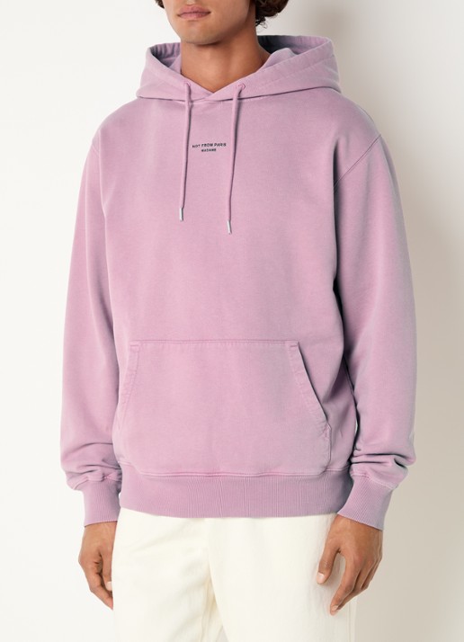 Drôle de Monsieur Classic Slogan hoodie met logo
