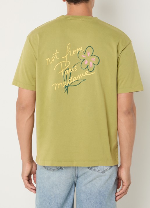 Drôle de Monsieur Equisse T-shirt logo- en backprint