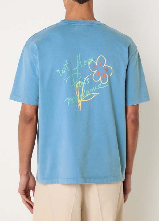 Drôle de Monsieur Equisse T-shirt logo- en backprint