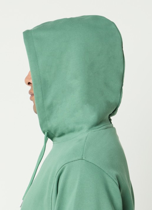 Drôle de Monsieur Hoodie met print - detail 3 groen