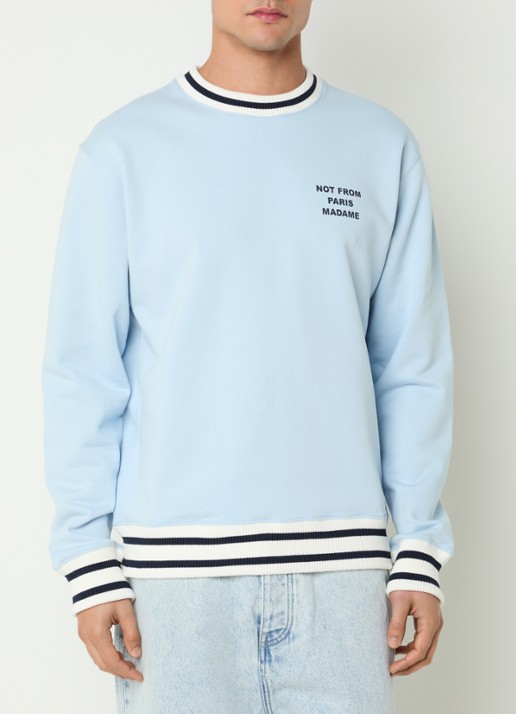 Drôle de Monsieur Slogan Sport sweater met logo