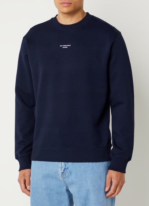 Drôle de Monsieur Sweater met logo