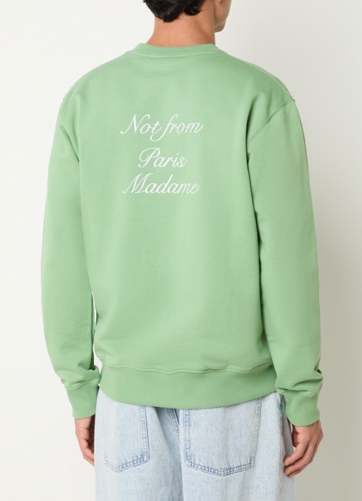 Drôle de Monsieur Sweater met logoborduring