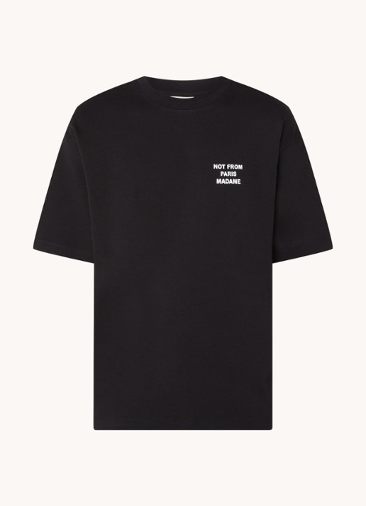 Drôle de Monsieur T-shirt met front- en backprint