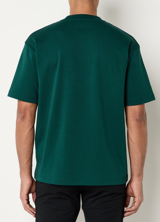 Drôle de Monsieur T-shirt met print - achterkant 3 groen