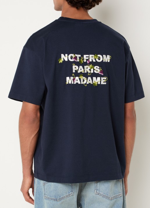Drôle de Monsieur Vine T-shirt borduring