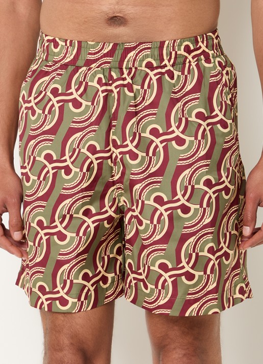 Drôle de Monsieur Zwemshorts met grafische print