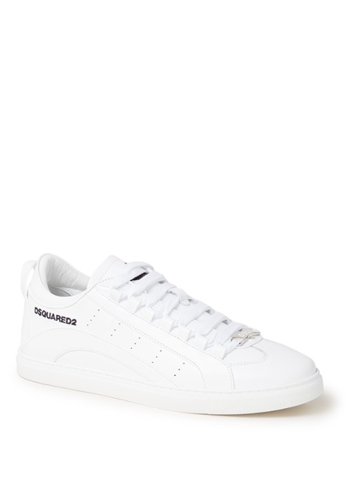 Dsquared2 551 sneaker van kalfsleer - voorkant wit