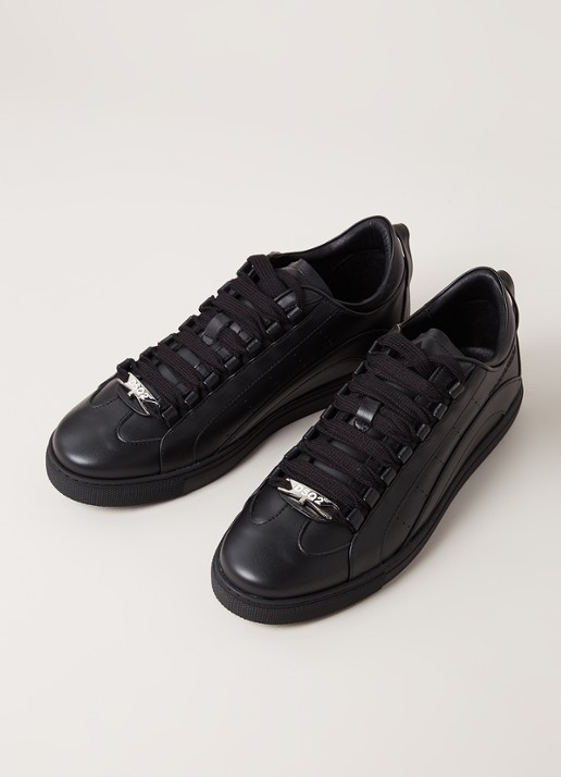 Dsquared2 551 sneaker van kalfsleer - detail 4 zwart