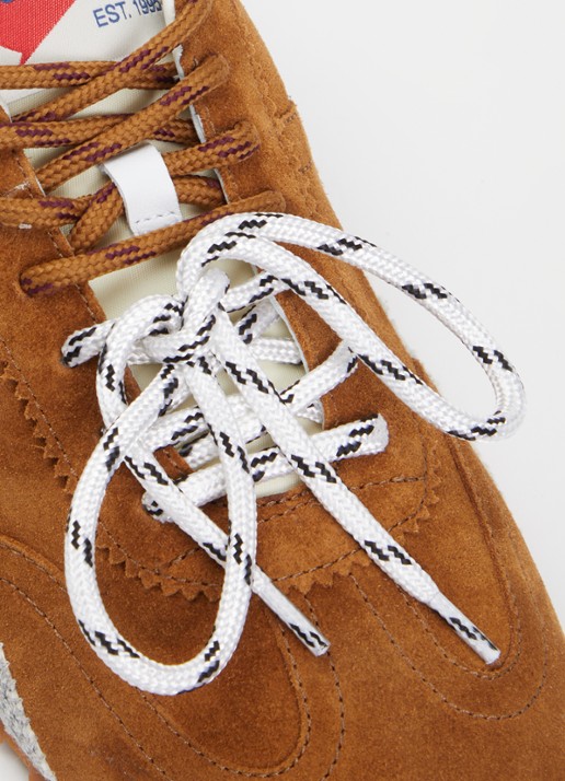 Dsquared2 DC-642 sneaker van kalfssuède - detail 6 camel