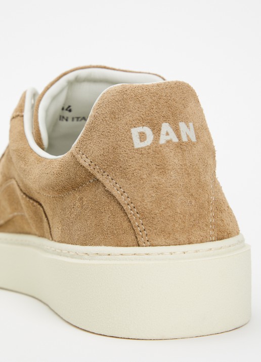 Dsquared2 Rider sneaker van suède - detail 4 zand