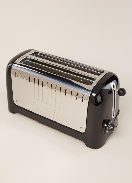 Dualit Long Slot Light broodrooster 46025 - voorkant 3 zwart
