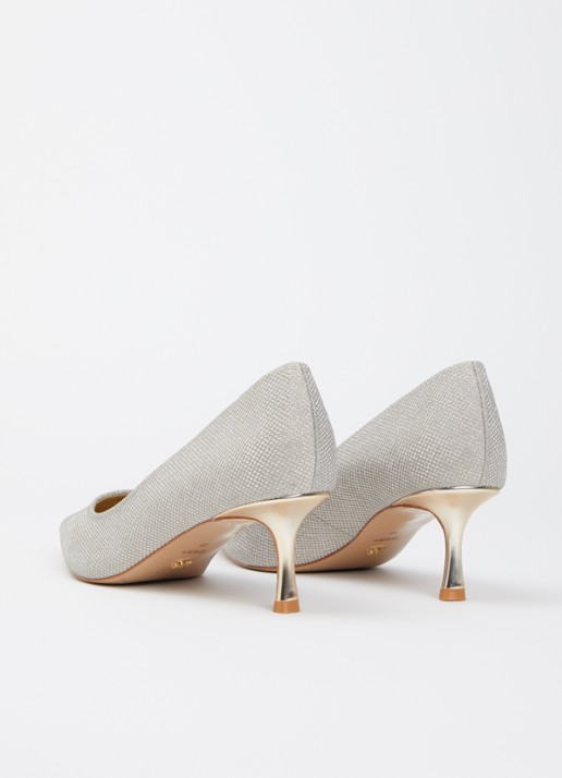 Dune London Achievable pump met glitter - achterkant 2 goud