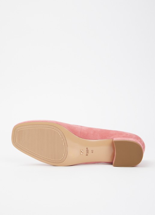 Dune London Approve ballerina met logo  - detail 3 roze