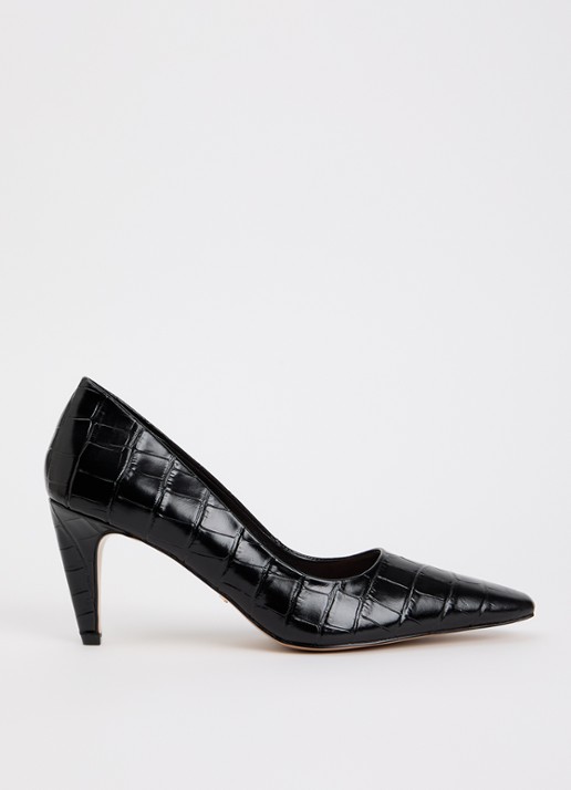 Dune London Astrids pump van leer