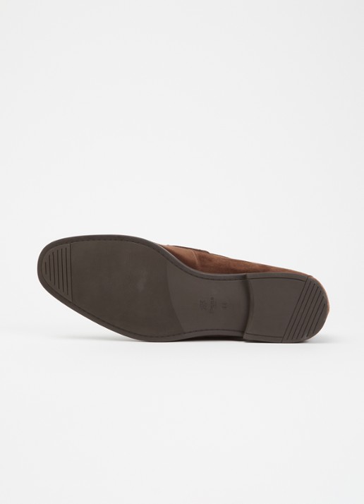 Dune London Barclays loafer van suéde  - detail 5 bruin