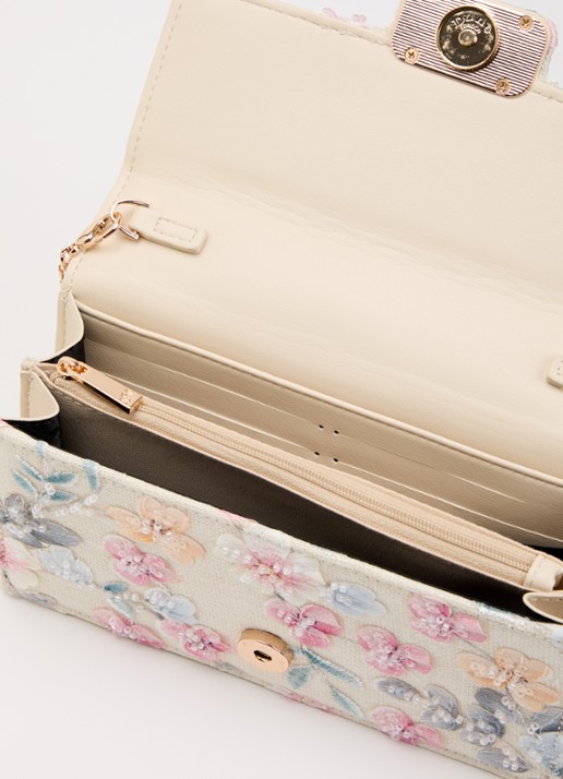 Dune London Billed crossbodytas - detail 3 ivoor