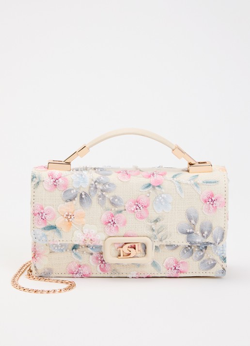 Dune London Billed crossbodytas - voorkant ivoor