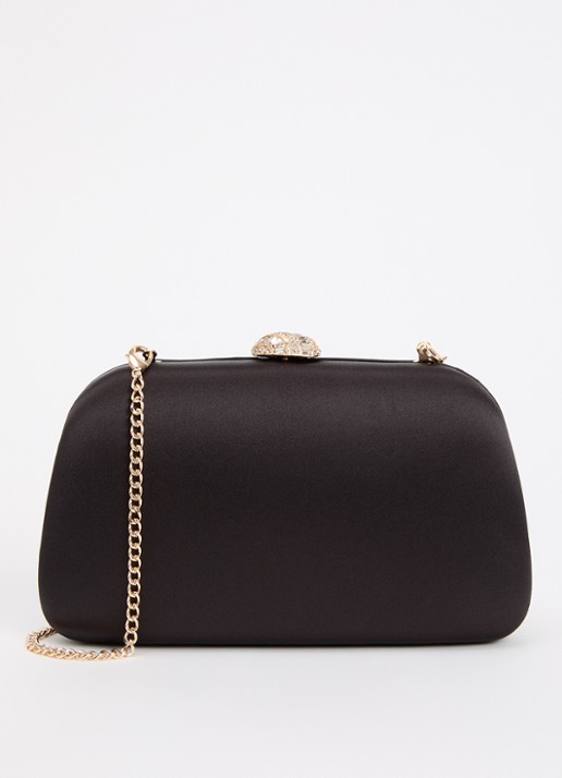 Dune London Binding clutch met afneembare schouderriem