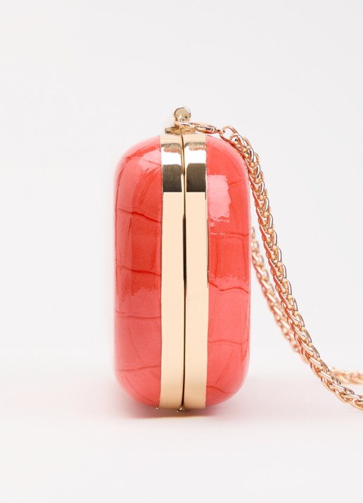 Dune London Body clutch - detail 4 koraalroze