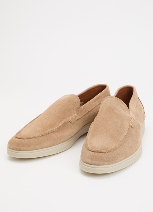 Dune London Boltman loafer van leer - detail 2 beige