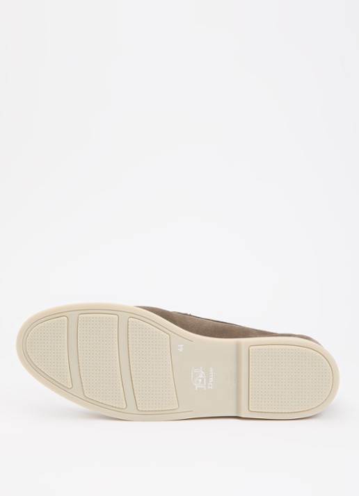 Dune London Boltman loafer van leer - detail 3 taupe