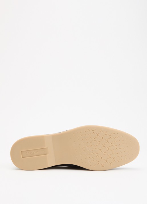 Dune London Broddi loafer van suède - detail 5 donkerblauw