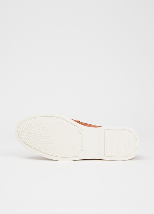 Dune London Buftonn loafer van suède  - detail 4 roodbruin